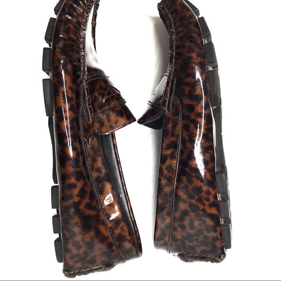 cole haan leopard print booties